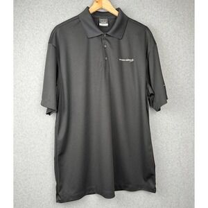 Nike Golf Dri-FIT Lockheed Martin Polo Shirt Black XL Logo